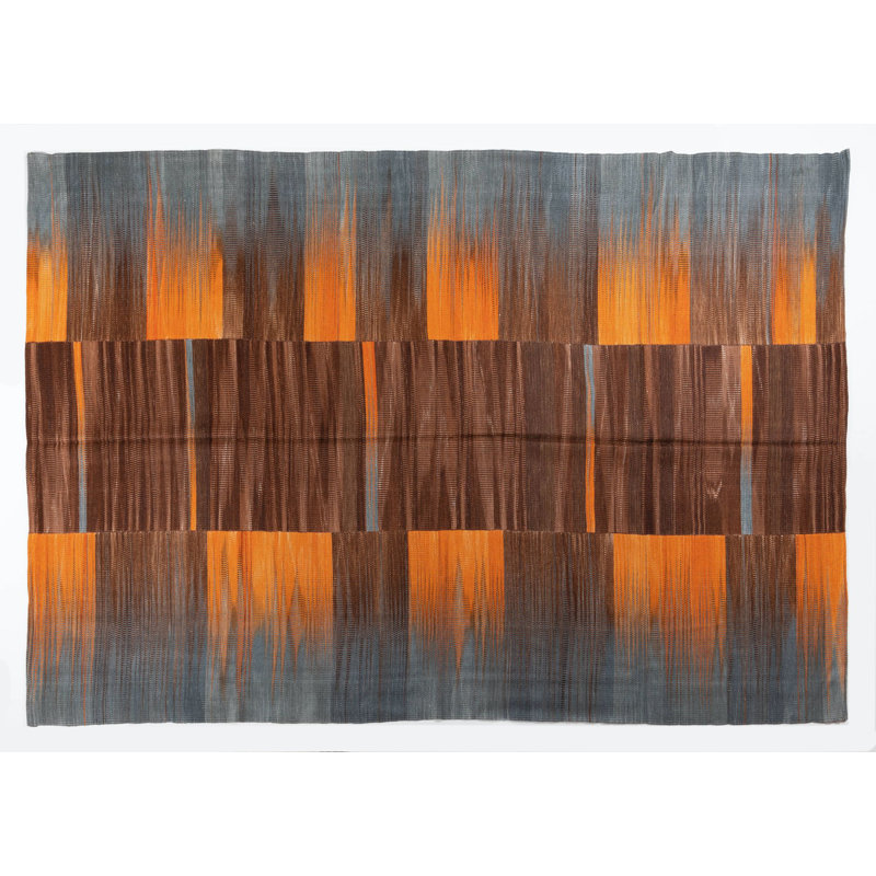 Tapis turc moderne 7,7 x 10,7 pi à double face, options personnalisées disponibles