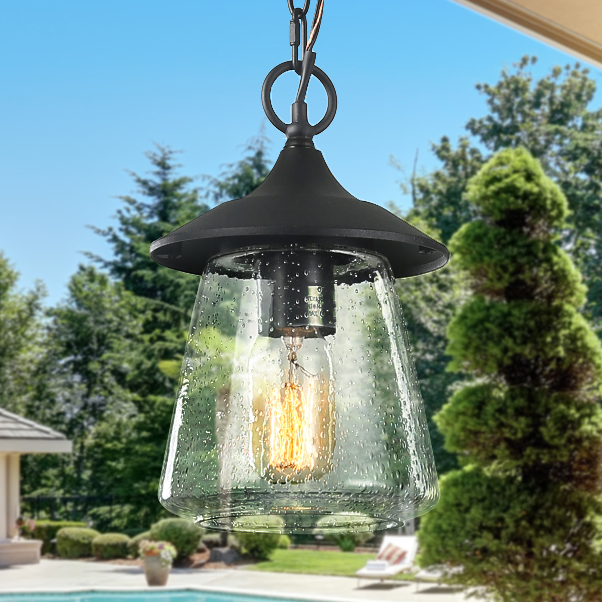 NEWWORLDDECOR Jasper Mini 6 Outdoor Hanging Lantern & Reviews