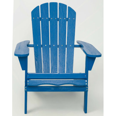 Chaise de patio en bois pour le jardin Chaise de patio Adirondack pliante en bois massif gaufré