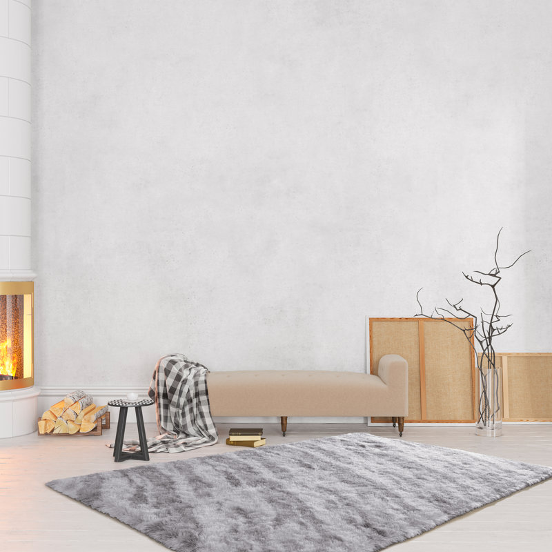 Tapis moelleux à poils longs Wymond, Rectangle 6 pi x 9 pi