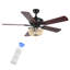 Ventilateur de plafond à 5 pales de 52 po avec télécommande et ensemble d'éclairage inclus Bristal-901812261