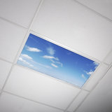 Cloud Classroom Fluorescent Light Covers for Ceiling Lights - For 2x4 Light Fixture - by Octo Lights