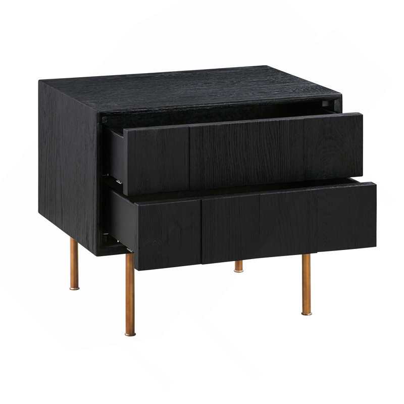 Table de chevet 2 tiroirs Modern