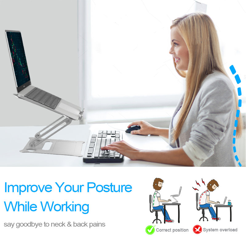 Fuleadture Multi-Screen Desktop Mount, Sliver