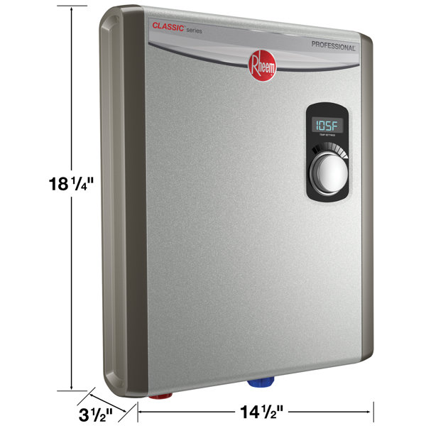 Rheem Performance 18kw/240 Volt 4.4 GPM Electric Tankless Water Heater u0026  Reviews - Wayfair Canada