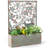 Anacelia Metal Planter Box with Trellis