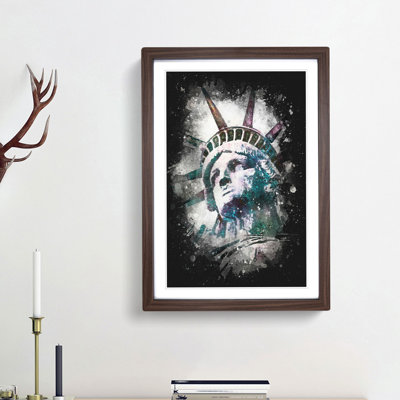 Statue of Liberty - Picture Frame Painting Print