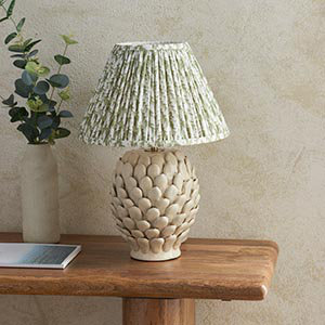 Layered Leaf Table Lamp, Herb Garden Green