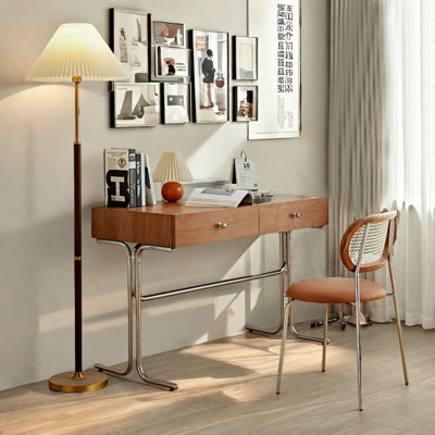 Italian style retro desk and chair set