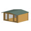 Amesbury 16 x 14 Ft. Tongue and Groove Log Cabin-644126232