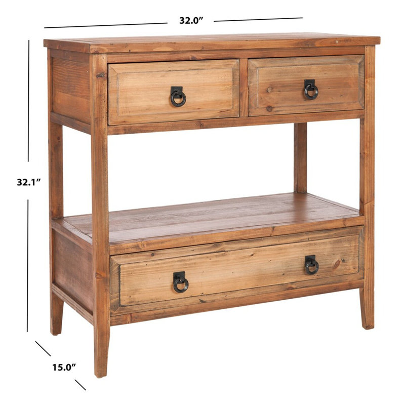 Riggle 32'' Console Table, Brown