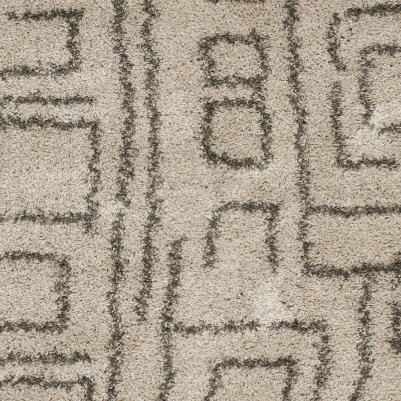 Sgb-Belize Shag Performance Geometric Rug, Rectangle 5'3" x 7'6"