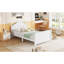 Lit pour enfants, lit plateforme en bois avec tête et pied de lit-525202391-525202390