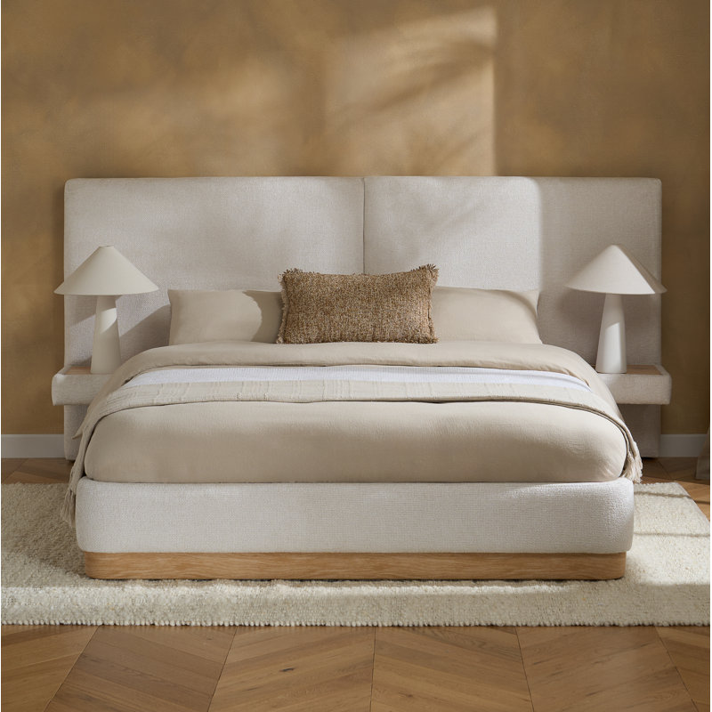 Bernathe BED WHITE, Double (4'6)