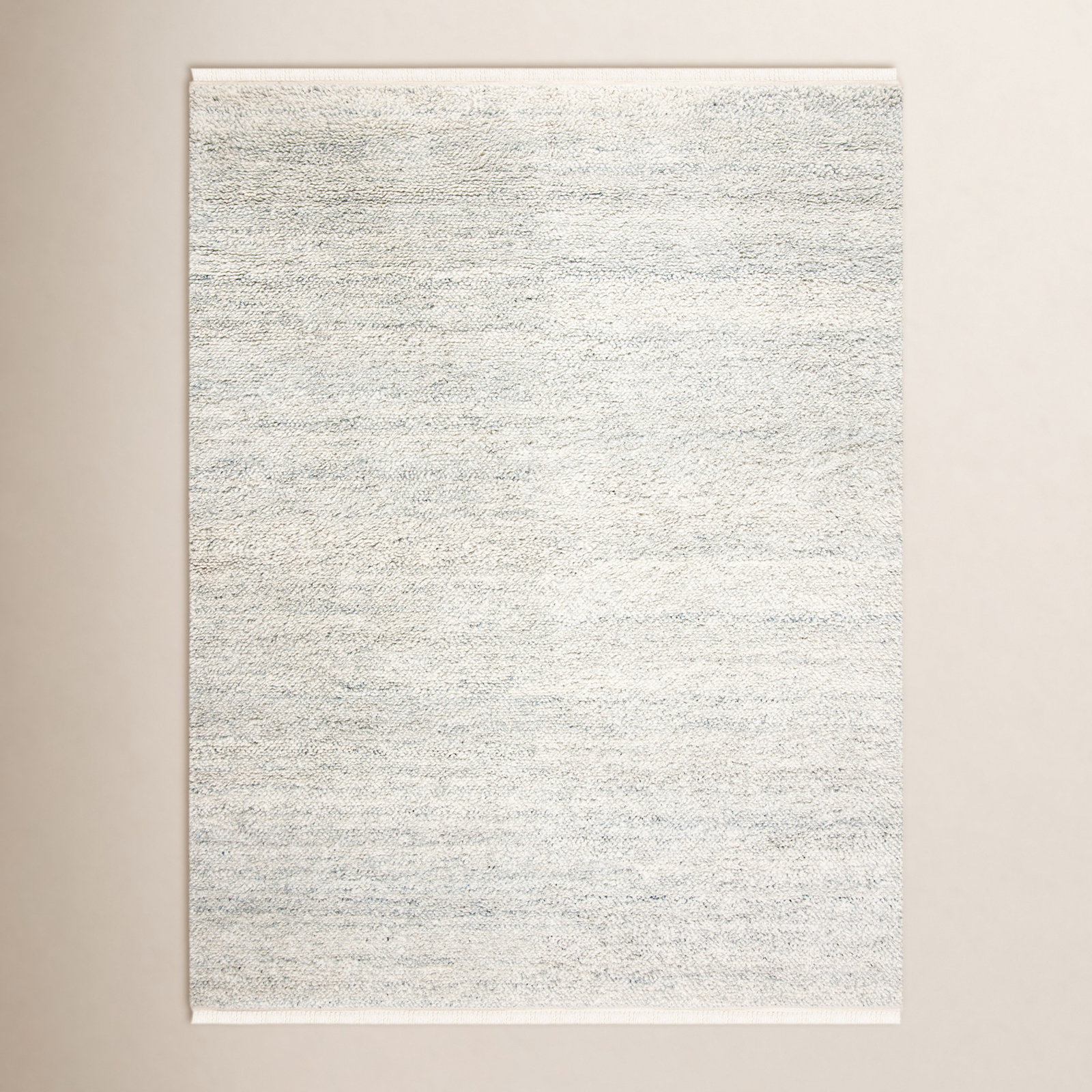 Wyly Gray Handmade Wool Rug, Rectangle 9' x 12'