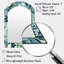 Oday - Green Arch Wall Mirror Decor-1060898967