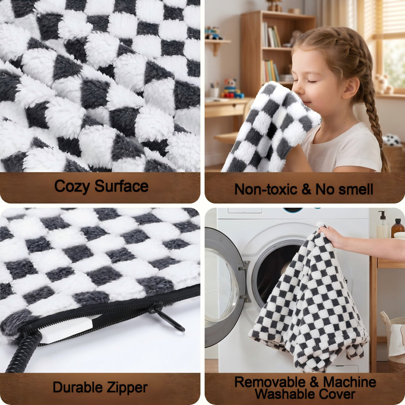 Lit chauffant pour chat, coussin chauffant électrique pour animaux avec 11 températures et minuterie réglables, housse lavable, petit, 18 po x 16 po