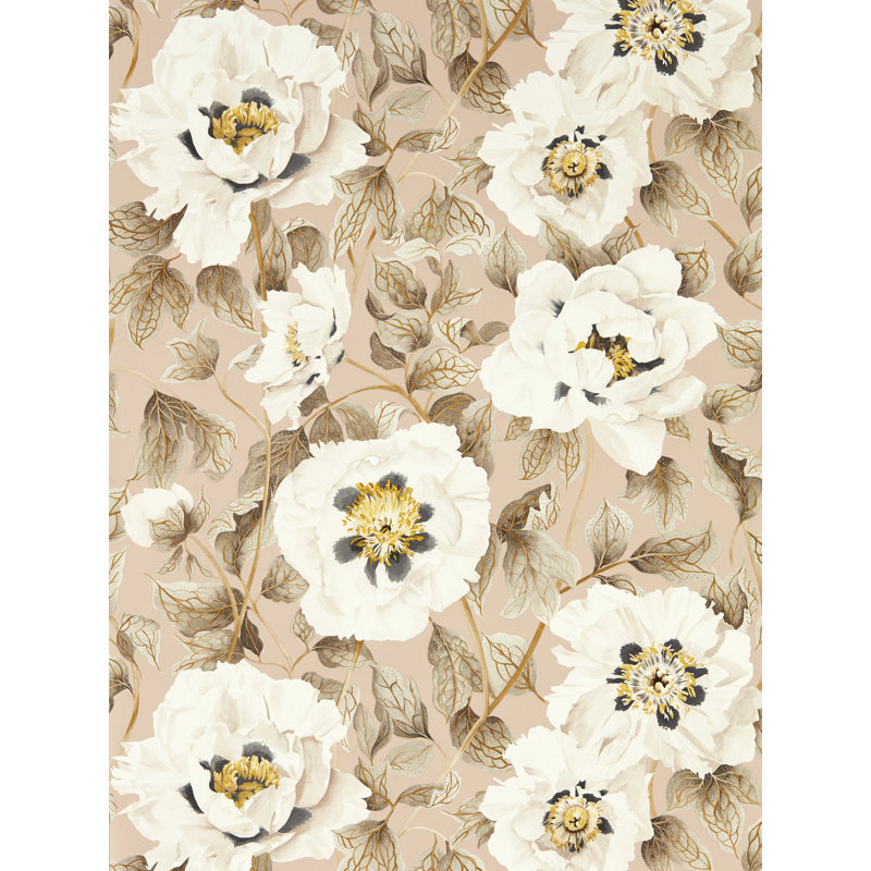 Florent Wallpaper, Positano/Maple/Graphite
