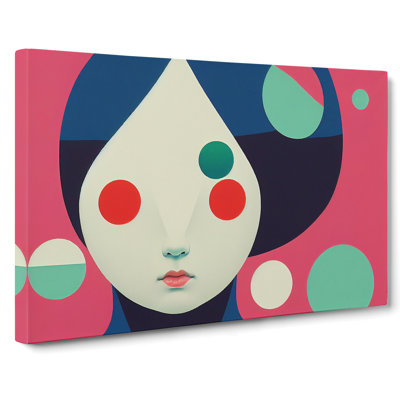 Woman Modern Art Vol.4 Abstract - Wrapped Canvas