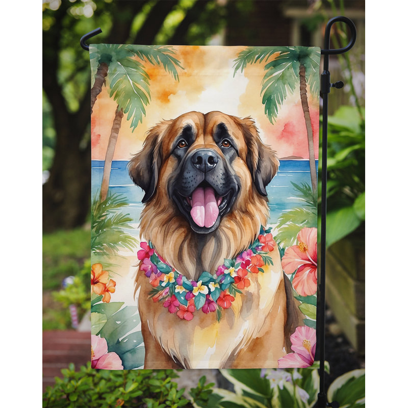 Drapeau de jardin en polyester double face H 15,5 po x l 11,25 po