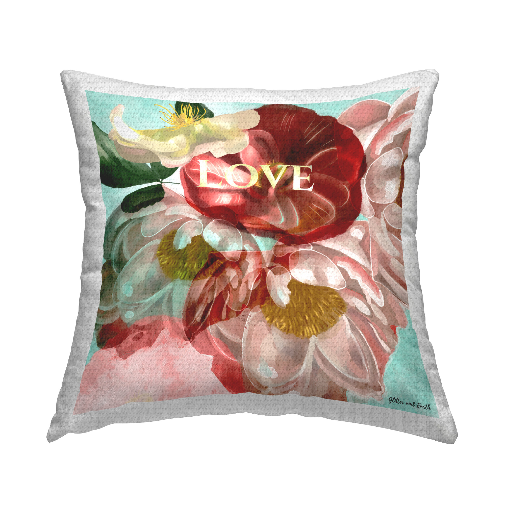 Mod Fretwork Geometric Velvet Reversible Throw Pillow