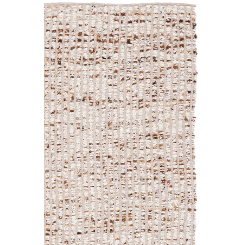 Natura Flat Weave Wool/Jute Rug in Ivory/Beige, Rectangle 8' x 10'