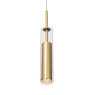 Luminaire suspendu cylindrique simple à 1 lumière Jarvis