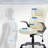 Alira Mid-Back Ergonomic Office Chair - PU Leather Executive Chair with Adjustable Lumbar Support, Flip-Up Armrests & Height Adjustment, Rolling Swivel Chair for Home Office-691115837