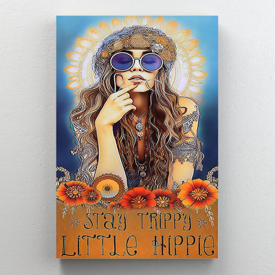 " Woman Stay Strippy Littlr Hippie "