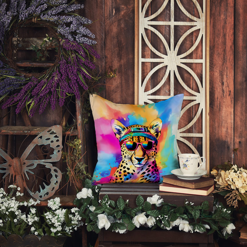 Coussin Hippie, H 14 po x l 14 po
