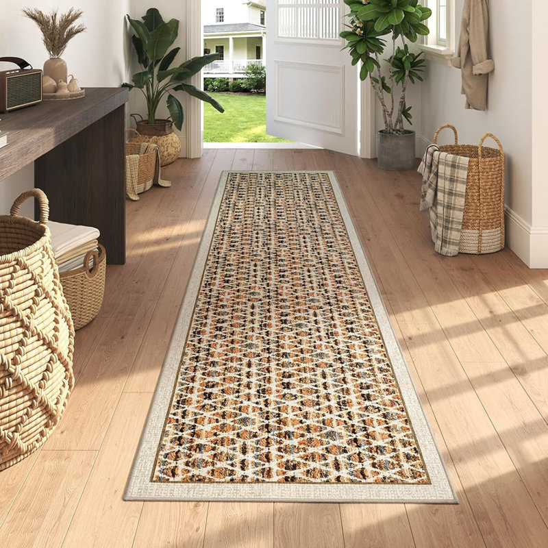 Tapis de couloir lavable et antidérapant