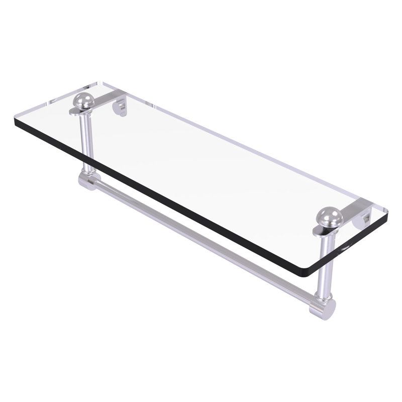 Tablette murale Gober, 16 po, Chrome satiné