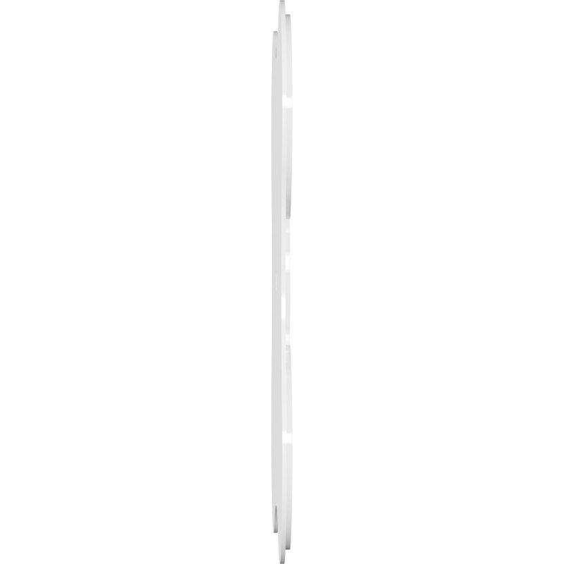Médaillon de plafond contemporain en PVC de qualité architecturale Lune 22 po x P 6 po x P 7 1/2 po x P 1 po