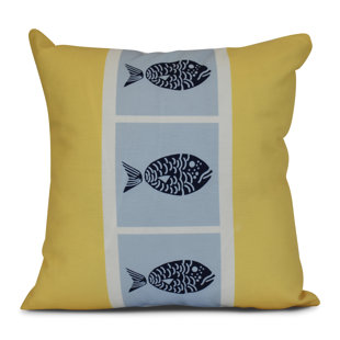Housse de coussin d'extérieur carré Sail, Sun & Fun