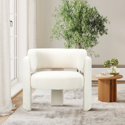 Fauteuil d'appoint demi-tonneau 33 po