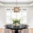 Bollington 4 - Light Lantern Geometric Chandelier
