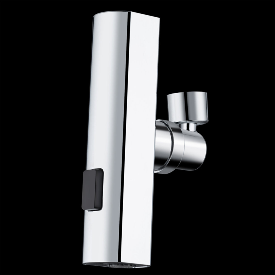 360° Swivel Tap Aerator 4 In 1 Kitchen Faucet | 3 Mode Bathroom Sink Spray Head | Waterfall, Stream, Strong Shower | 15-22Mm Water Saving Anti-Splash