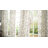 Semi Sheer Linen Blend French Floral Printed Rod Pocket Curtain Pair-1874053503-1851356792