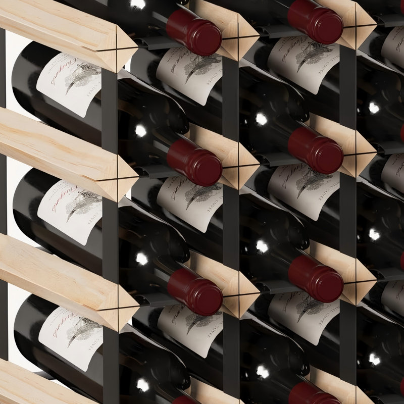 Wine Bottle Rack in Black