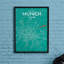 Munich City Map - No Frame Print-147588835