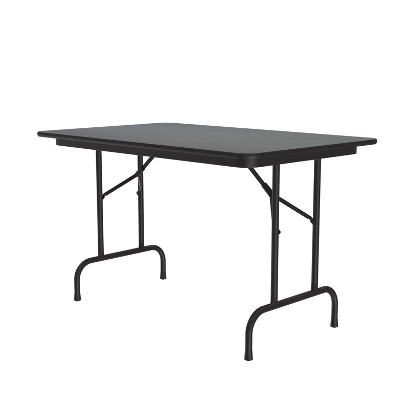 Table pliante rectangulaire 72'', H 29 po x L 96 po x l 30 po, Noir