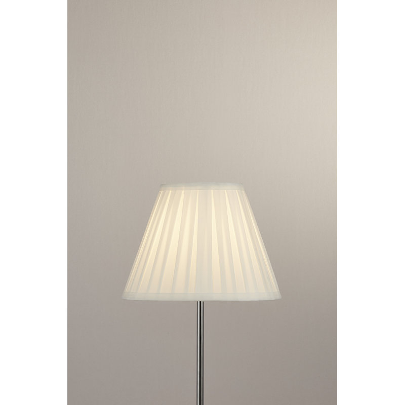 19cm H Polyester Empire Lamp Shade ( Clip On ) in White