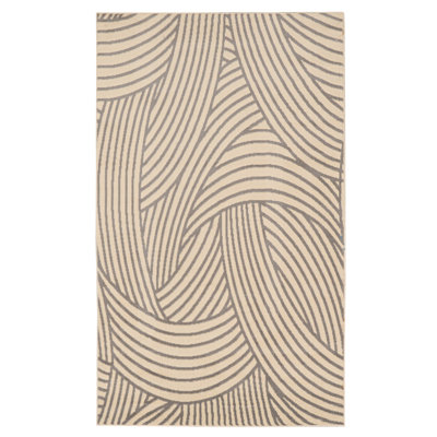 Tapis beige / gris Mawhinney