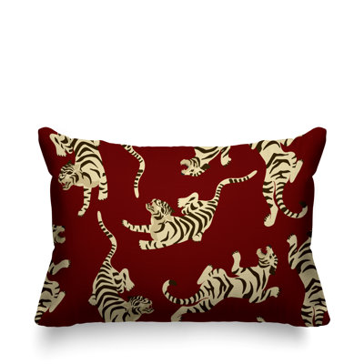 Coussin décoratif intérieur / extérieur Tigger Boho Tiger