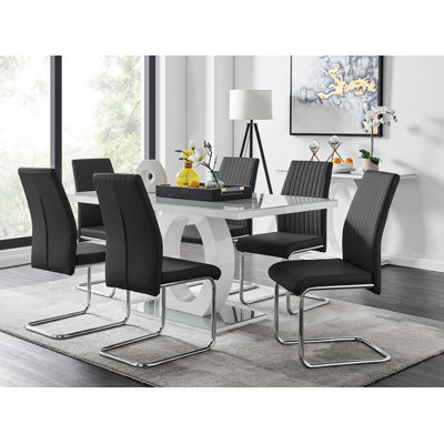 Eubanks Dining Set with 6 Chairs
