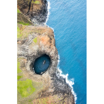 Open Ceiling Cave - Wrapped Canvas Print