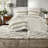 Neutral Textured Stripe 3-piece King Bedding Set, Soft Polyester Comforter