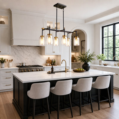 Lustre 6 lumières Modern Farmhouse