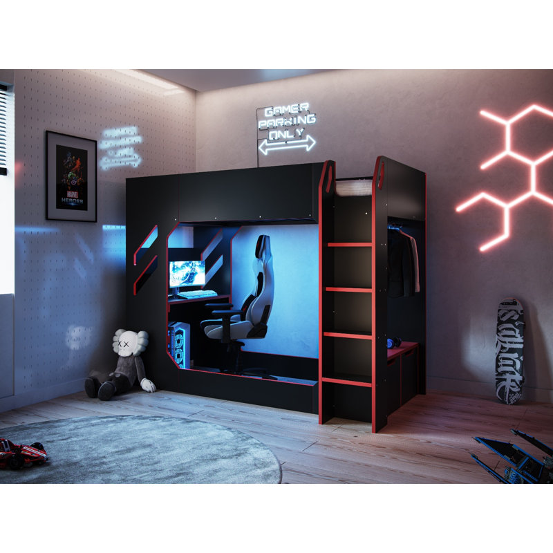 Gaming Bed Bed Frame, Single