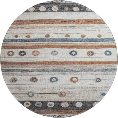 Premium Machine Washable Millbrook AMF1964 Stripes Rug